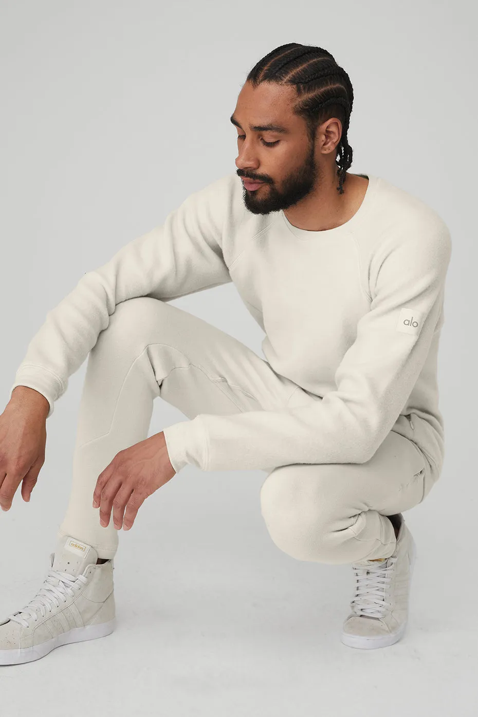 Triumph Crew Neck Sweatshirt - Bone sold by Alo Yoga product image thumbnail 4