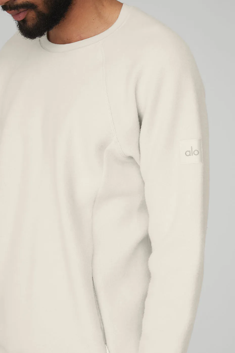 Triumph Crew Neck Sweatshirt - Bone sold by Alo Yoga product image thumbnail 5