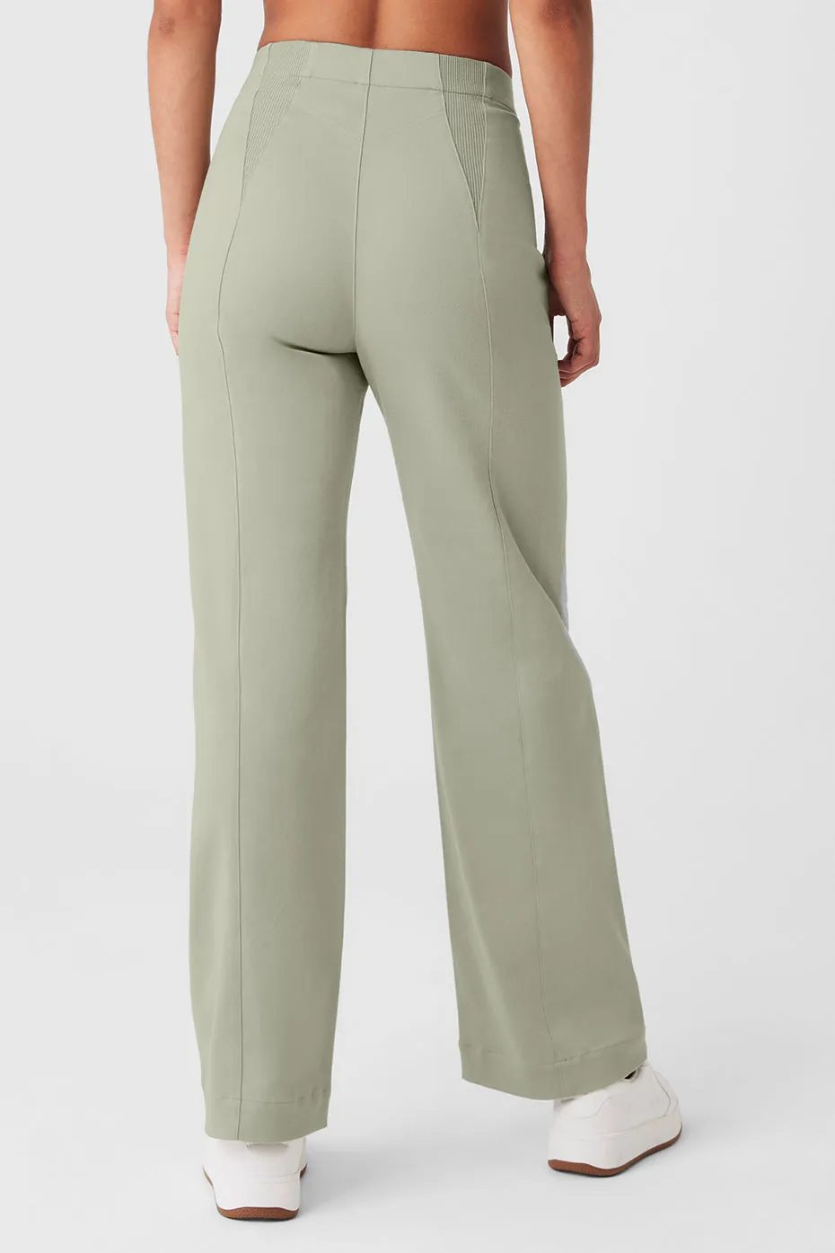 High-Waist On Point Moto Trouser - Limestone sold by Alo Yoga product image thumbnail 2