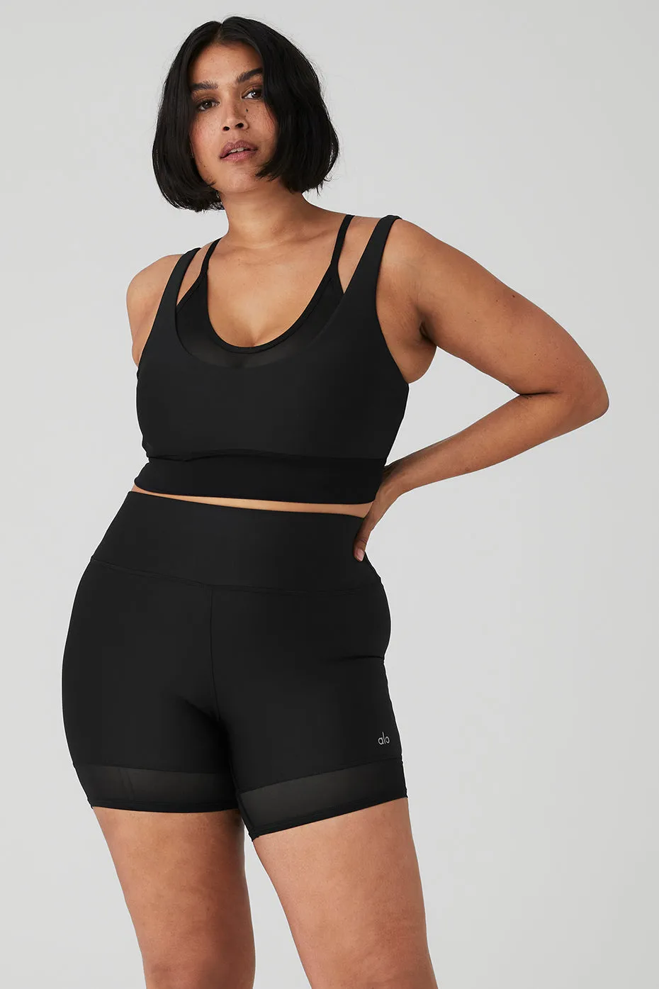 Airlift Double Trouble Bra - Black sold by Alo Yoga product image thumbnail 5