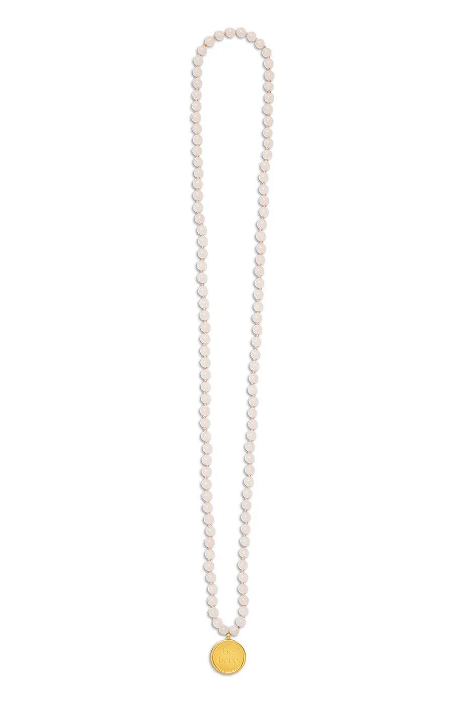 Rose Quartz Mala Necklace sold by Alo Yoga product image thumbnail 3