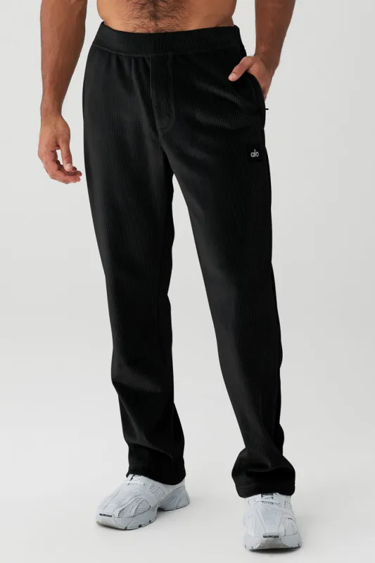 Velour Baller Pant - Black sold by Alo Yoga