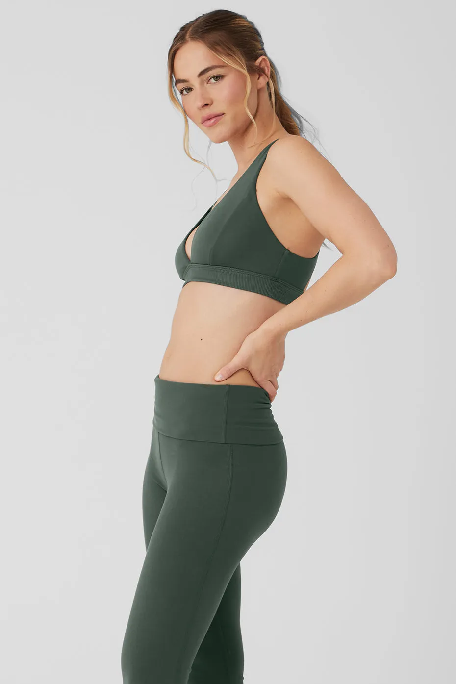 Alosoft Show Stopper Bra - Dark Cactus sold by Alo Yoga product image thumbnail 3