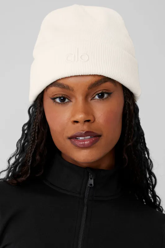 Notable Beanie - Ivory sold by Alo Yoga
