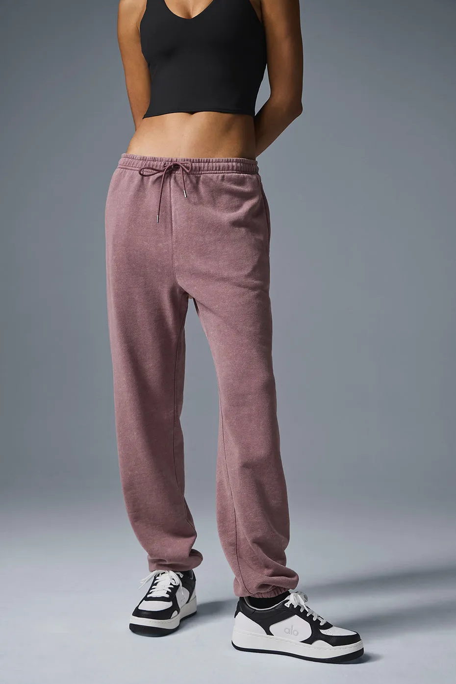 Chill Vintage Wash Sweatpant - Woodrose Wash sold by Alo Yoga product image thumbnail 2