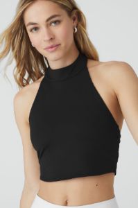 Airbrush Millennial Bra Tank - Black sold by Alo Yoga