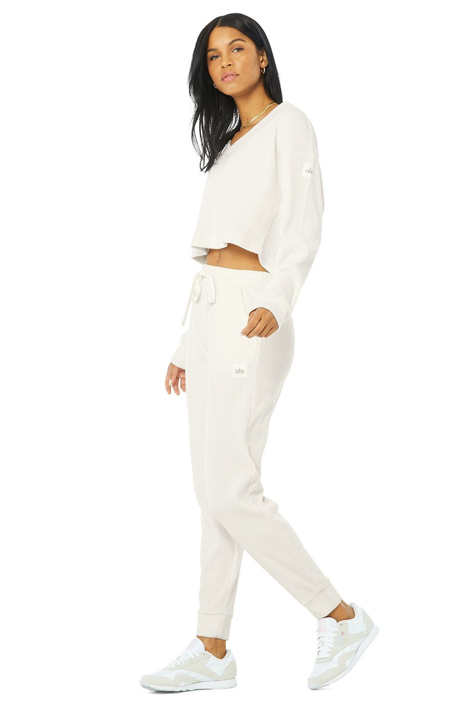 Muse V-Neck Pullover & Muse Sweatpant Set sold by Alo Yoga product image thumbnail 2
