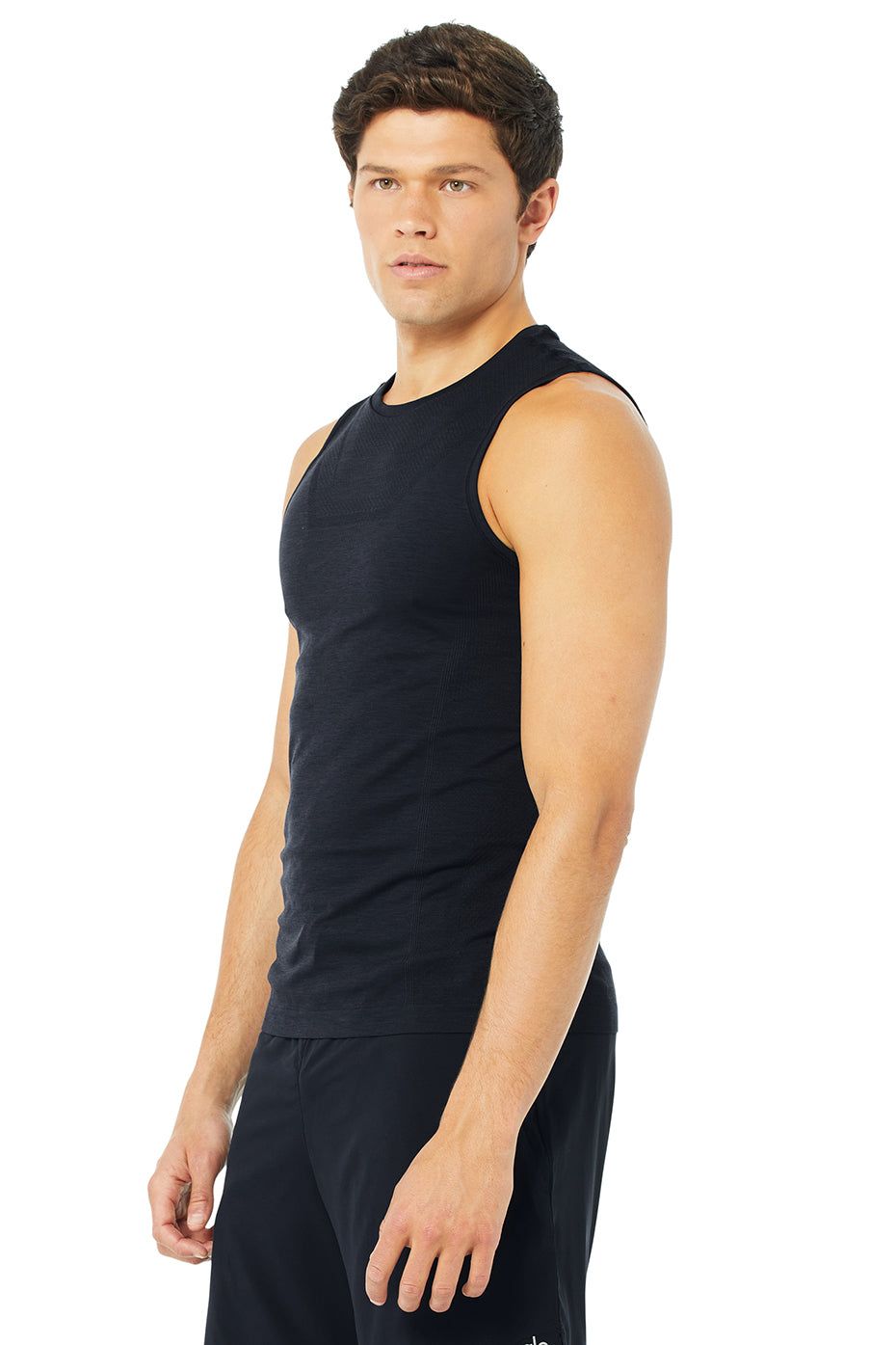 Amplify Seamless Muscle Tank - Dark Navy sold by Alo Yoga product image thumbnail 3