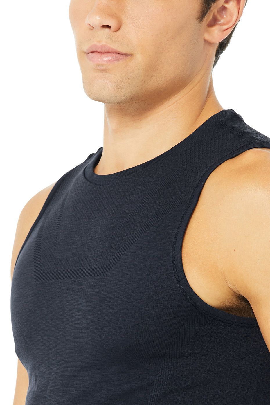 Amplify Seamless Muscle Tank - Dark Navy sold by Alo Yoga product image thumbnail 4