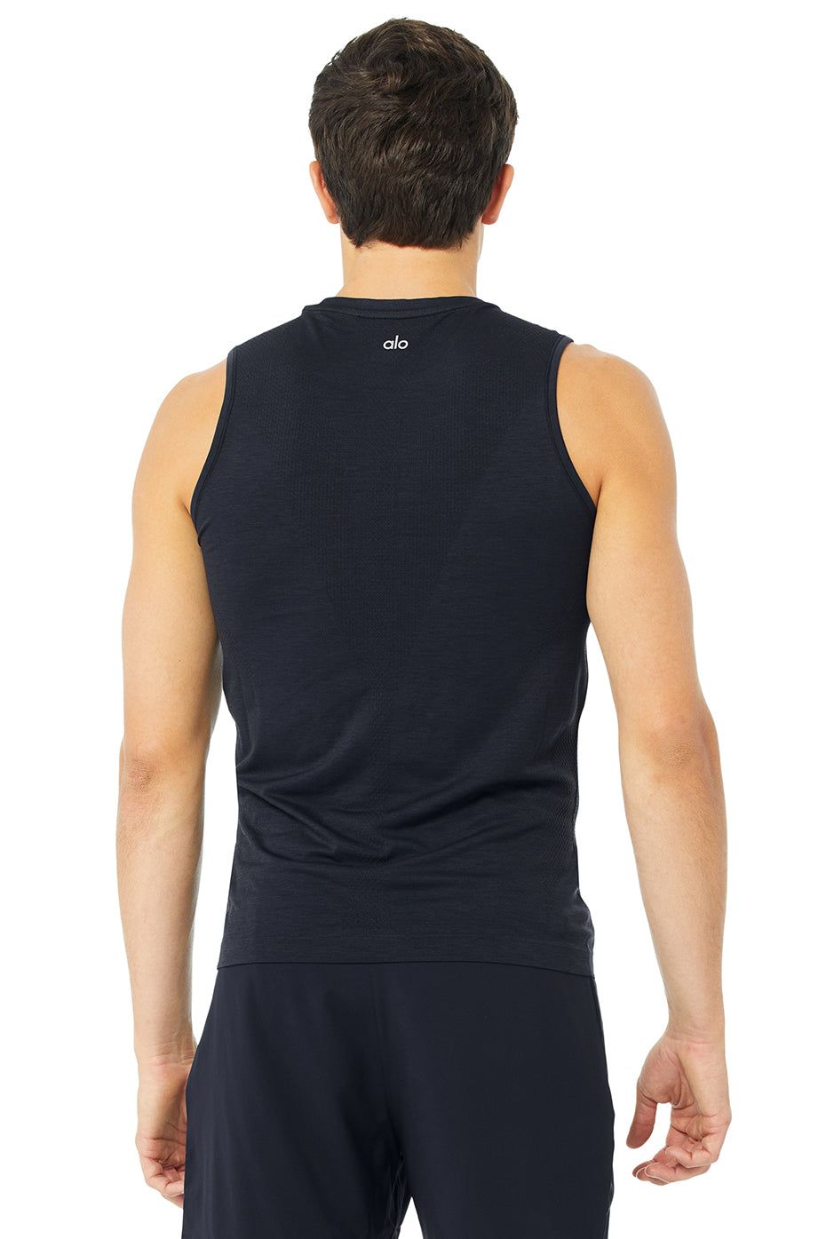 Amplify Seamless Muscle Tank - Dark Navy sold by Alo Yoga product image thumbnail 2