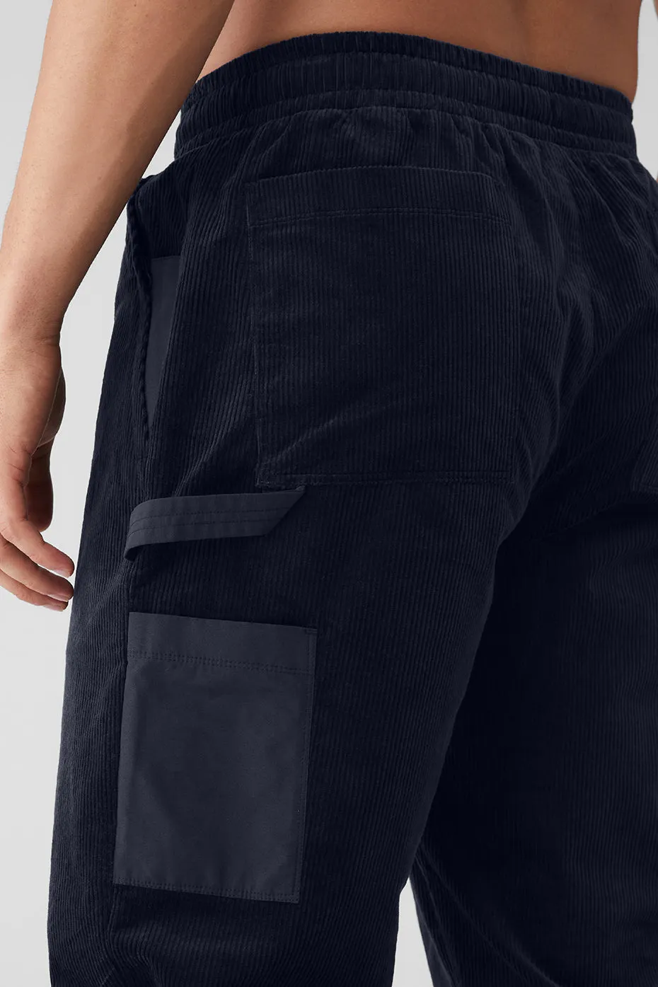 Corduroy District Sweatpant - Navy sold by Alo Yoga product image thumbnail 5