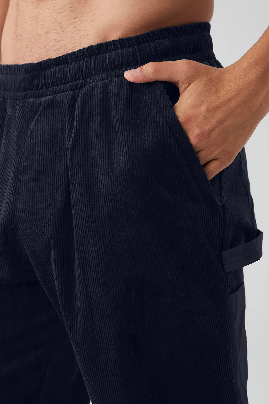 Corduroy District Sweatpant - Navy sold by Alo Yoga product image thumbnail 4