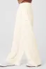 High-Waist Cozy Day Wide Leg Pant - Ivory sold by Alo Yoga