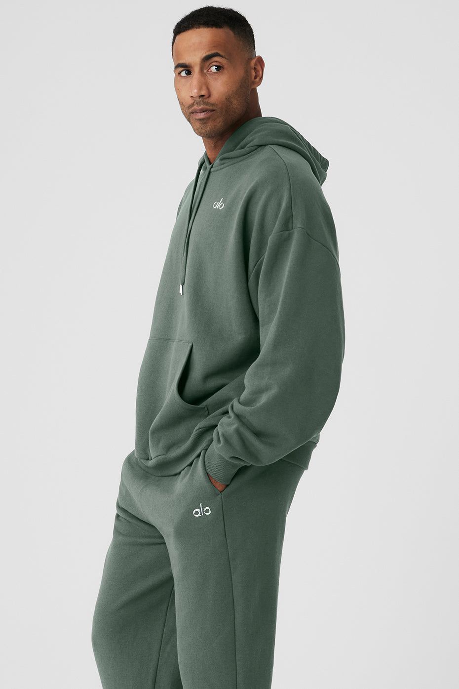 Accolade Hoodie - Dark Cactus sold by Alo Yoga product image thumbnail 3