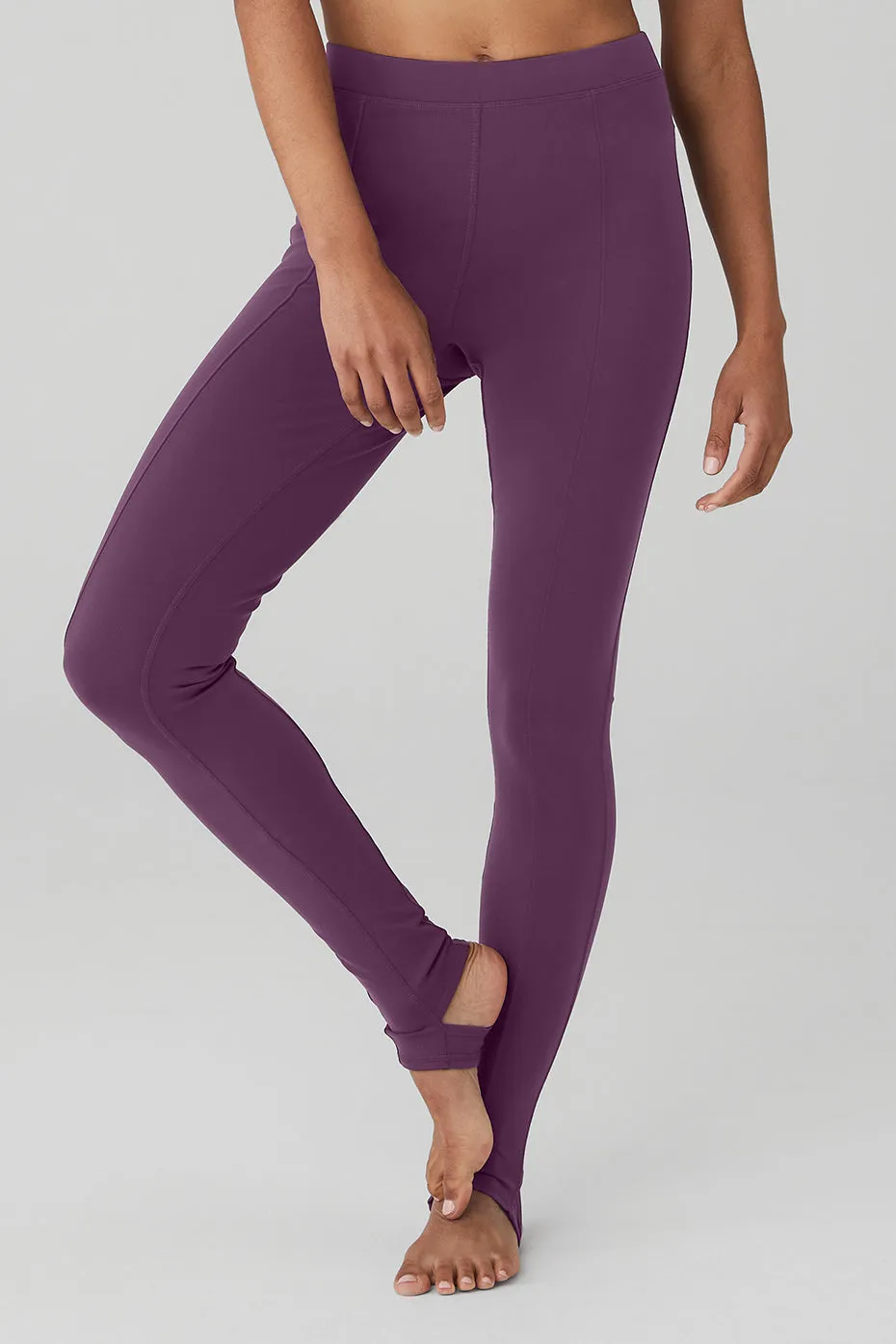 Airbrush High-Waist Enso Legging - Dark Plum sold by Alo Yoga