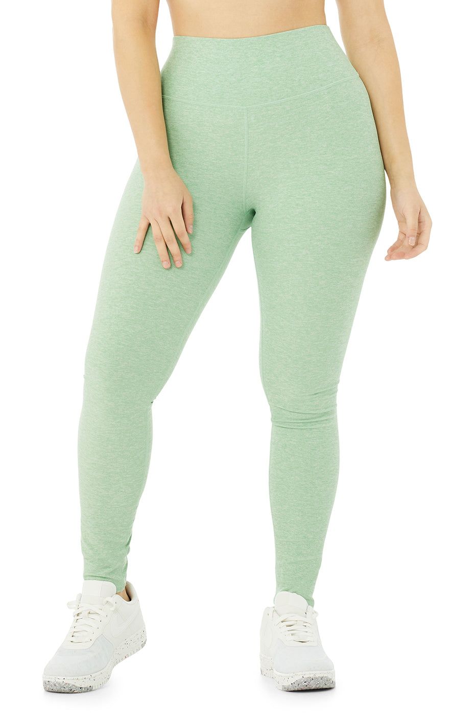 High-Waist Alosoft Highlight Legging - Honeydew Heather sold by Alo Yoga product image thumbnail 7