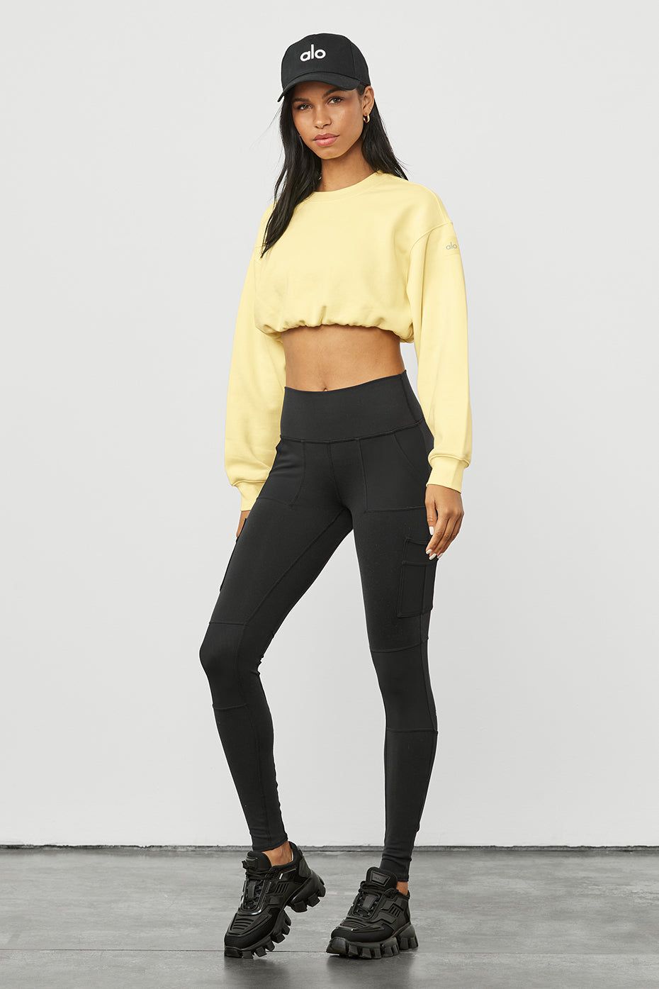 Devotion Crew Neck Pullover - Buttercup sold by Alo Yoga product image thumbnail 9