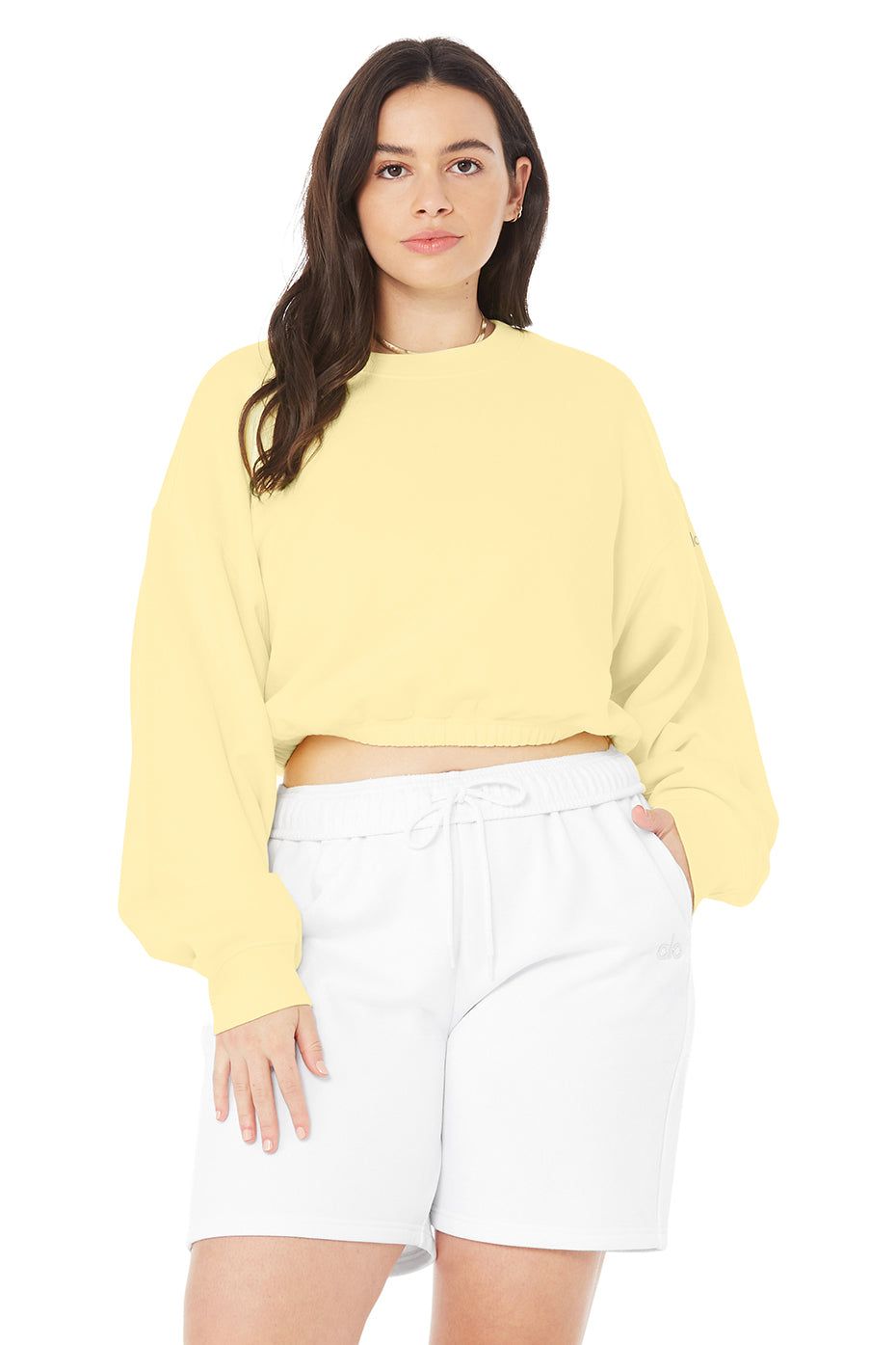 Devotion Crew Neck Pullover - Buttercup sold by Alo Yoga product image thumbnail 5
