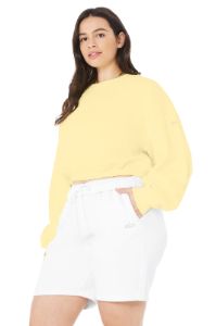 Devotion Crew Neck Pullover - Buttercup sold by Alo Yoga