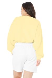 Devotion Crew Neck Pullover - Buttercup sold by Alo Yoga