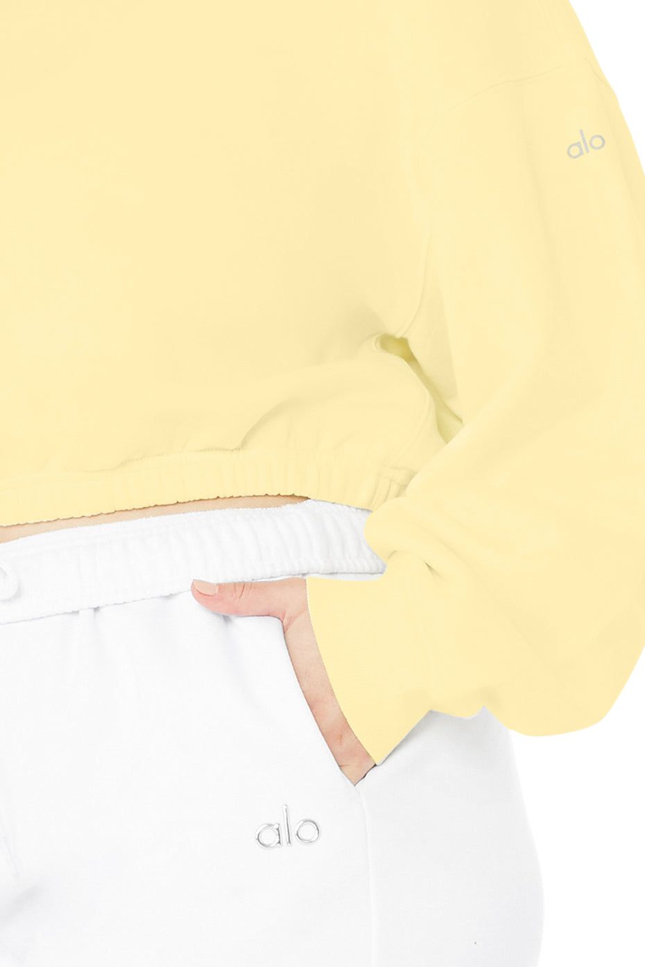Devotion Crew Neck Pullover - Buttercup sold by Alo Yoga product image thumbnail 8