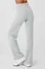 Cashmere High-Waist Plush Waffle Pant - Athletic Heather Grey sold by Alo Yoga