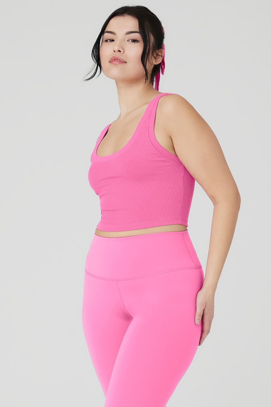 Ribbed Wellness Tank - Paradise Pink sold by Alo Yoga product image thumbnail 8