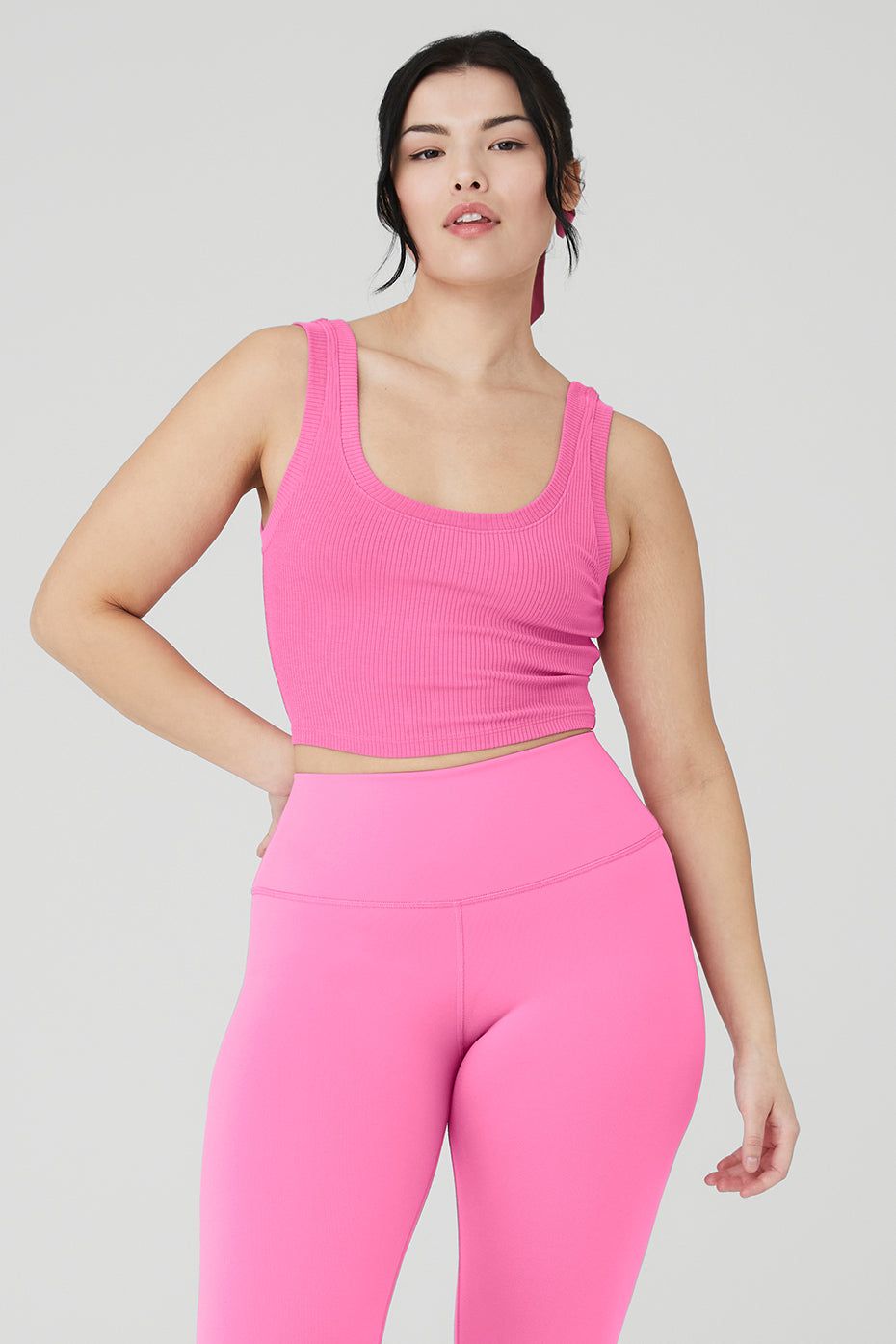 Ribbed Wellness Tank - Paradise Pink sold by Alo Yoga product image thumbnail 6