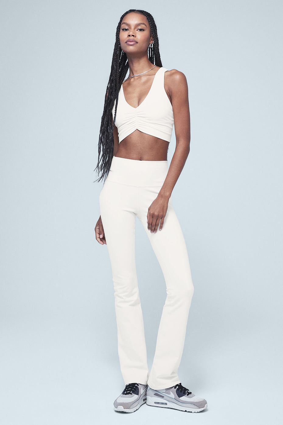 Airbrush High-Waist Bootcut Legging - Ivory sold by Alo Yoga product image thumbnail 5