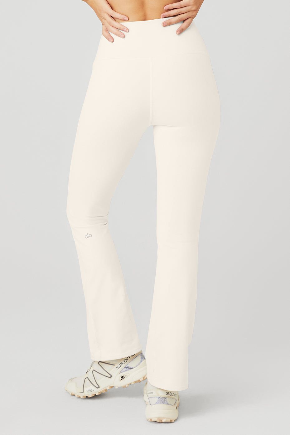 Airbrush High-Waist Bootcut Legging - Ivory sold by Alo Yoga product image thumbnail 2