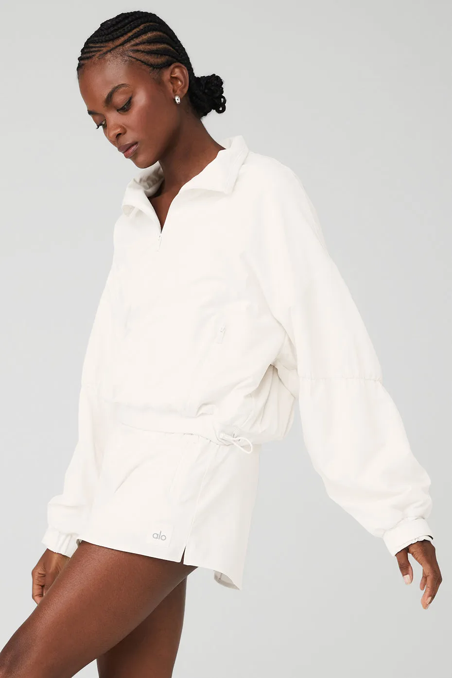 Cropped Elevation Coverup - Ivory sold by Alo Yoga product image thumbnail 3