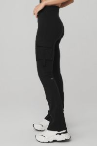 High-Waist Catch The Vibe Flare Legging - Black sold by Alo Yoga