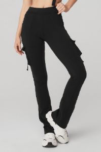 High-Waist Catch The Vibe Flare Legging - Black sold by Alo Yoga