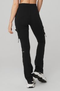 High-Waist Catch The Vibe Flare Legging - Black sold by Alo Yoga