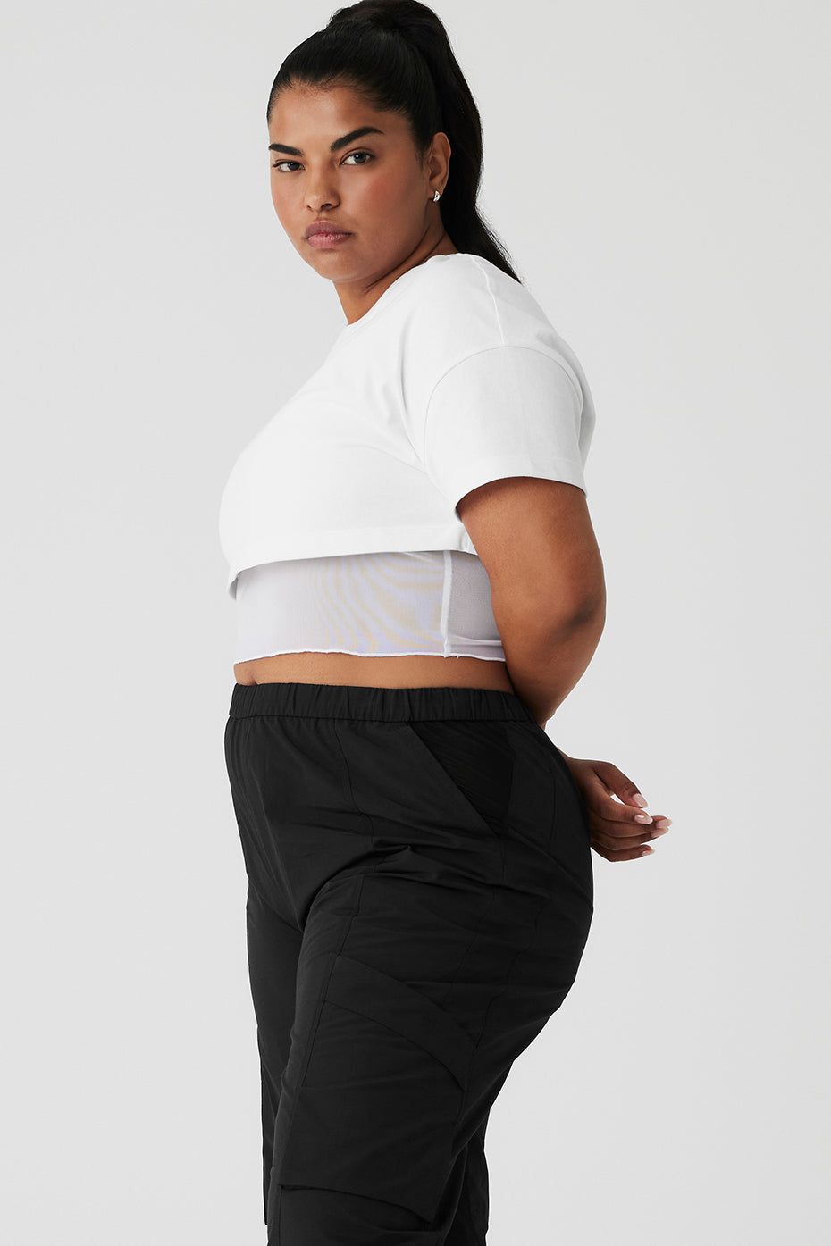 Made You Look Short Sleeve - White sold by Alo Yoga product image thumbnail 8