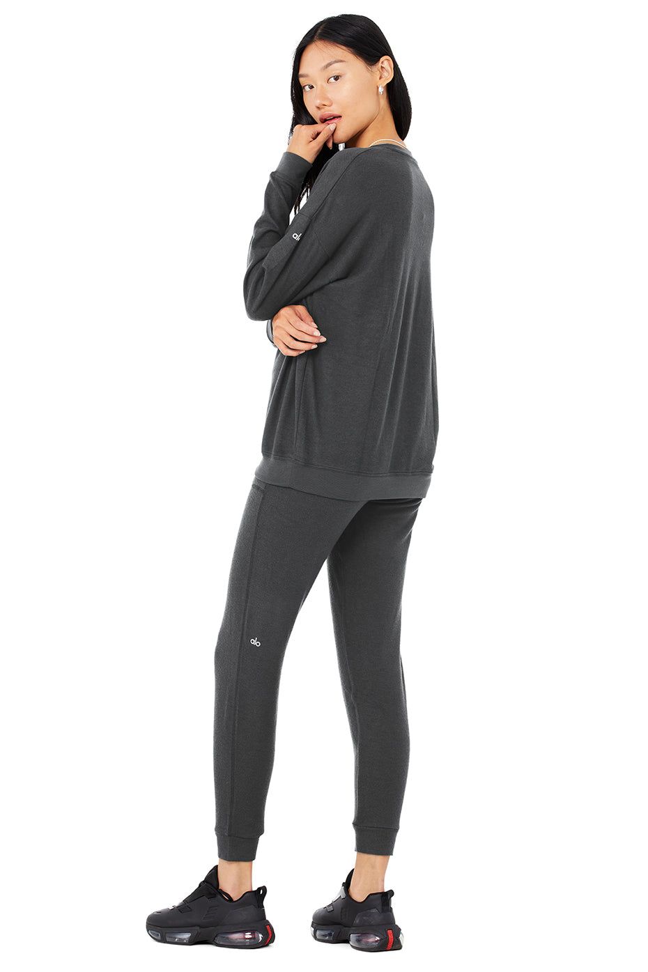 Soho Pullover & Soho Sweatpant Set - Anthracite sold by Alo Yoga product image thumbnail 4