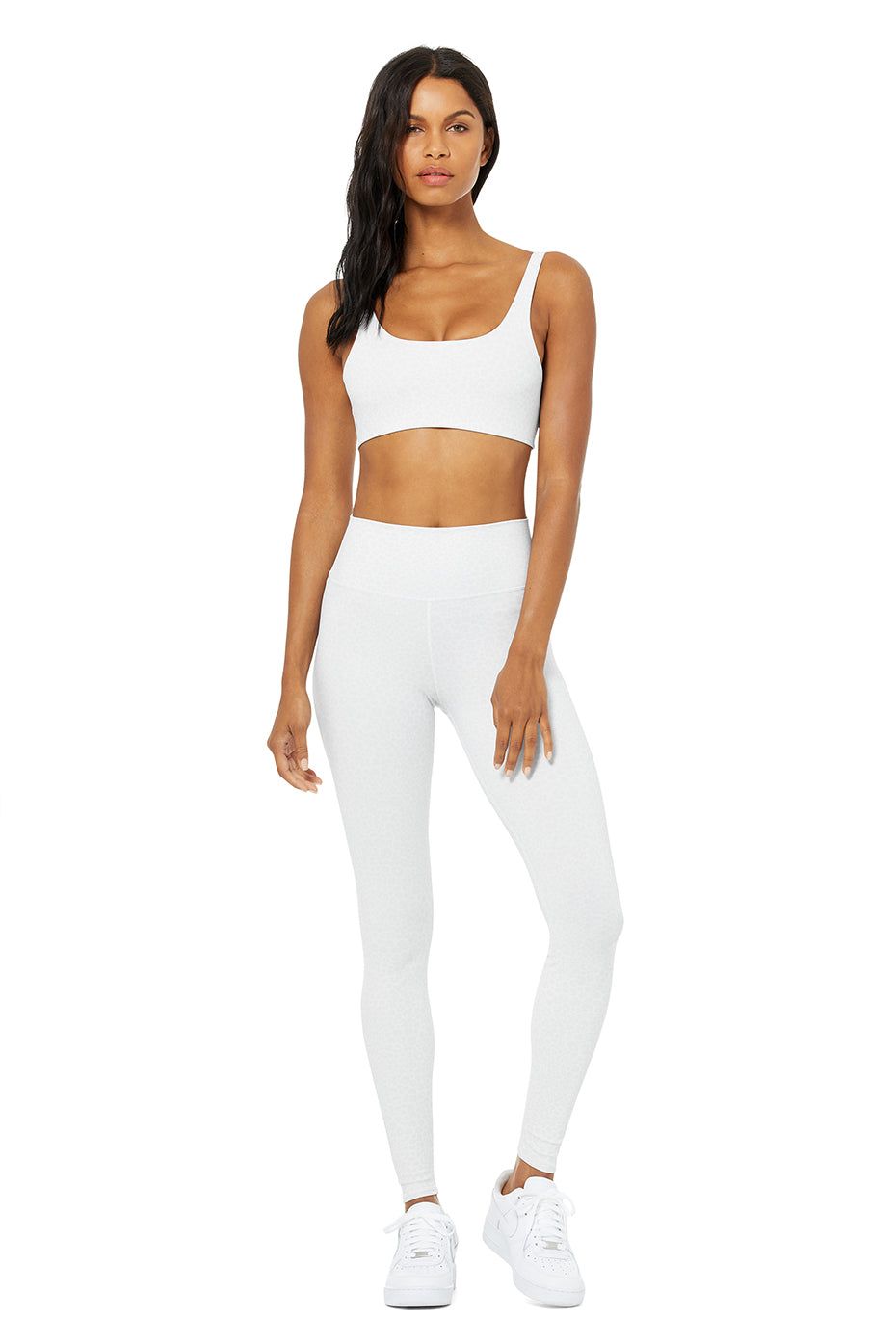 High-Waist Vapor Leopard Legging - White sold by Alo Yoga product image thumbnail 6