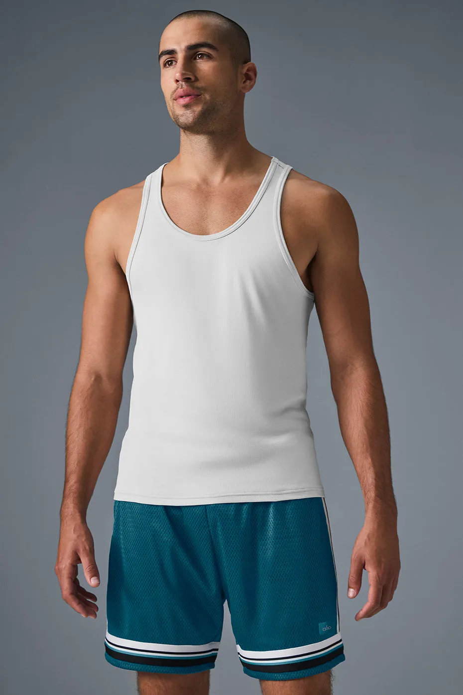 Everyday Modal Rib Tank - White sold by Alo Yoga