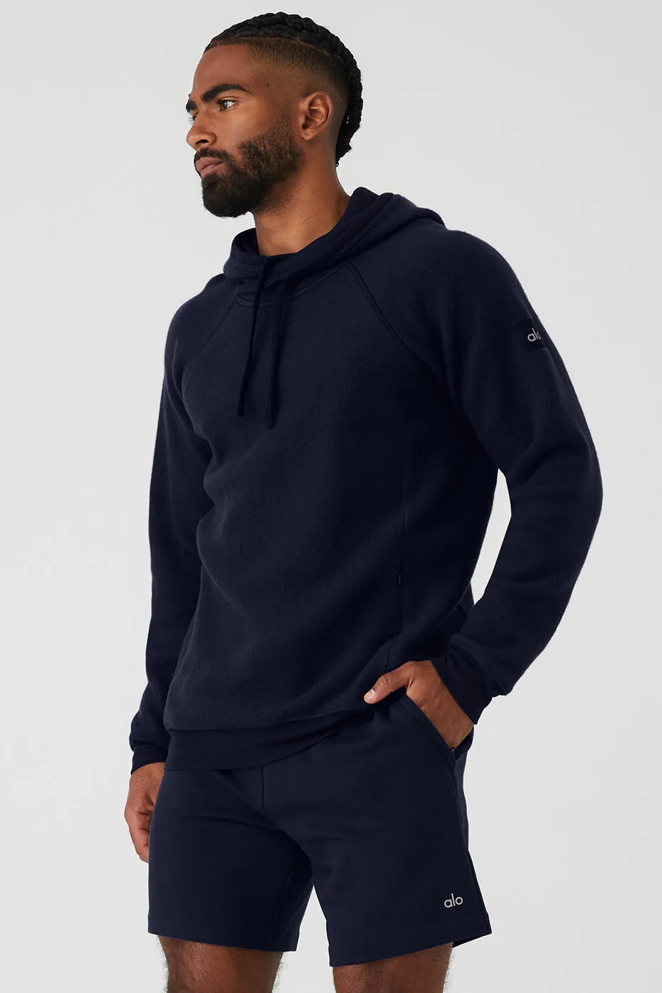 The Triumph Hoodie - Navy sold by Alo Yoga product image thumbnail 3