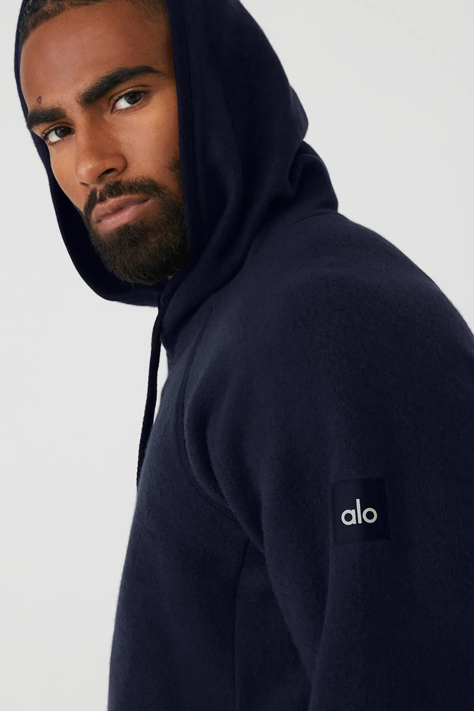 The Triumph Hoodie - Navy sold by Alo Yoga product image thumbnail 4