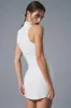 Alosoft Carefree 1/2 Zip Dress - White sold by Alo Yoga