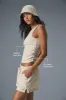 Ribbed En Pointe Tank - Oatmeal Heather sold by Alo Yoga