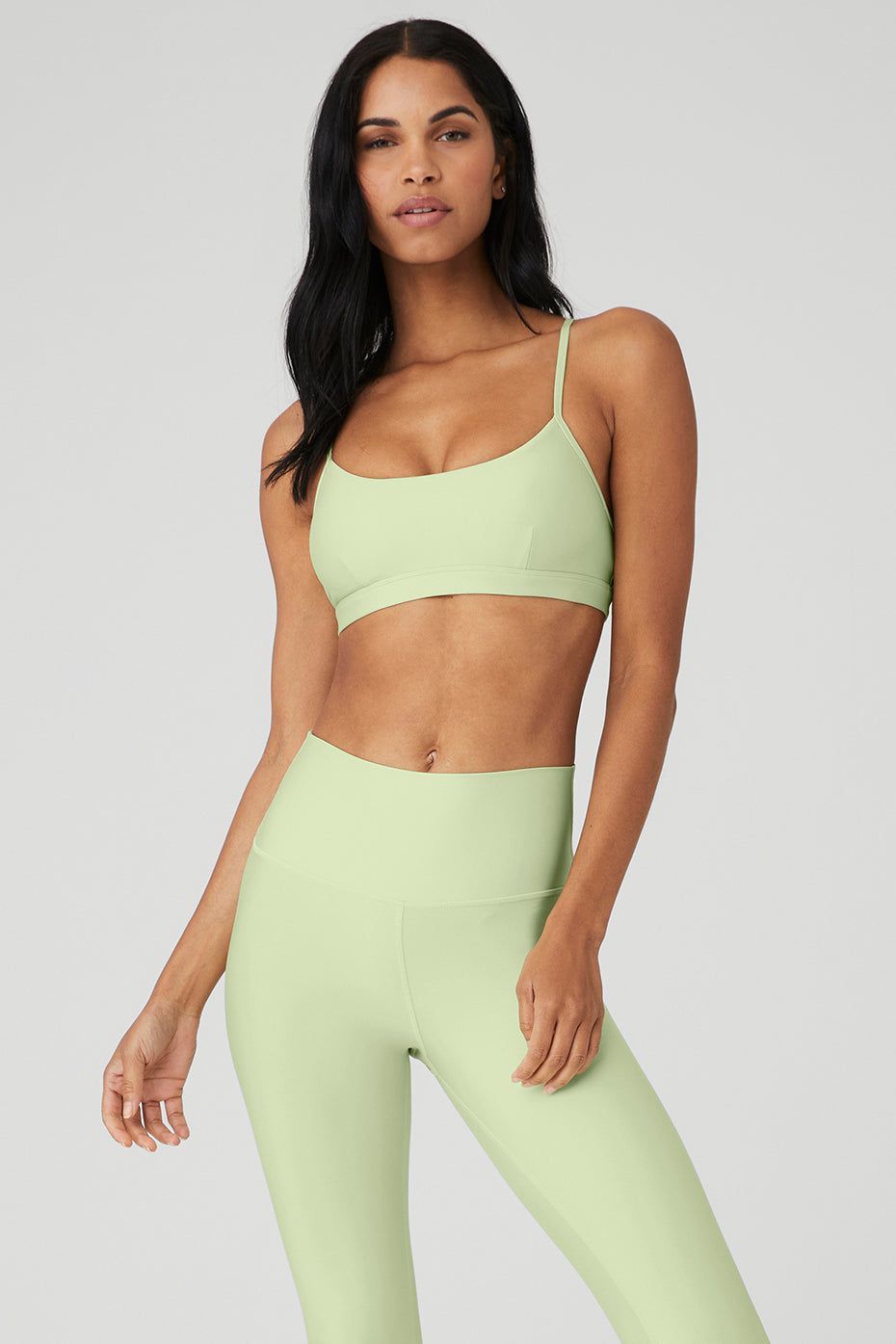 Airlift Intrigue Bra - Iced Green Tea sold by Alo Yoga