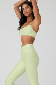 Airlift Intrigue Bra - Iced Green Tea sold by Alo Yoga
