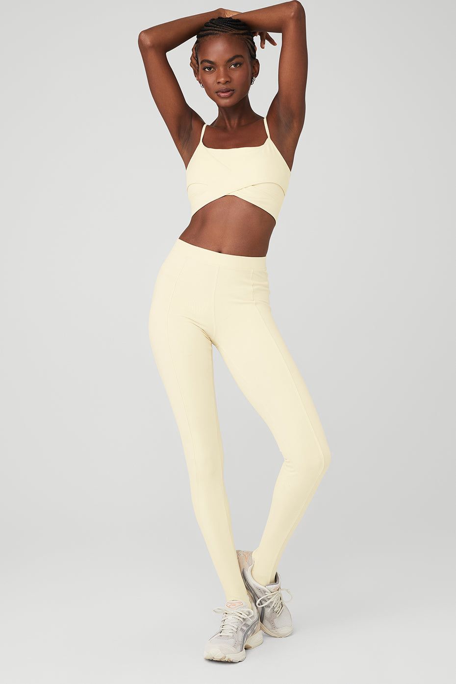 Airbrush Enso Bra & Airbrush High-Waist Enso Legging Set sold by Alo Yoga product image thumbnail 6