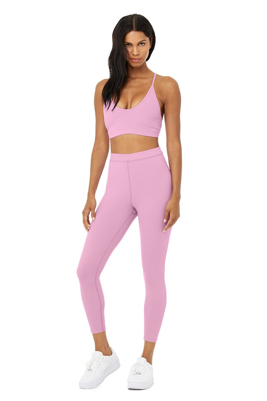 Ribbed Blissful Bra - Pink Lavender sold by Alo Yoga product image thumbnail 6