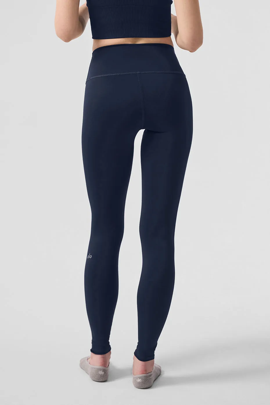 High-Waist Airlift Legging - Navy sold by Alo Yoga product image thumbnail 3
