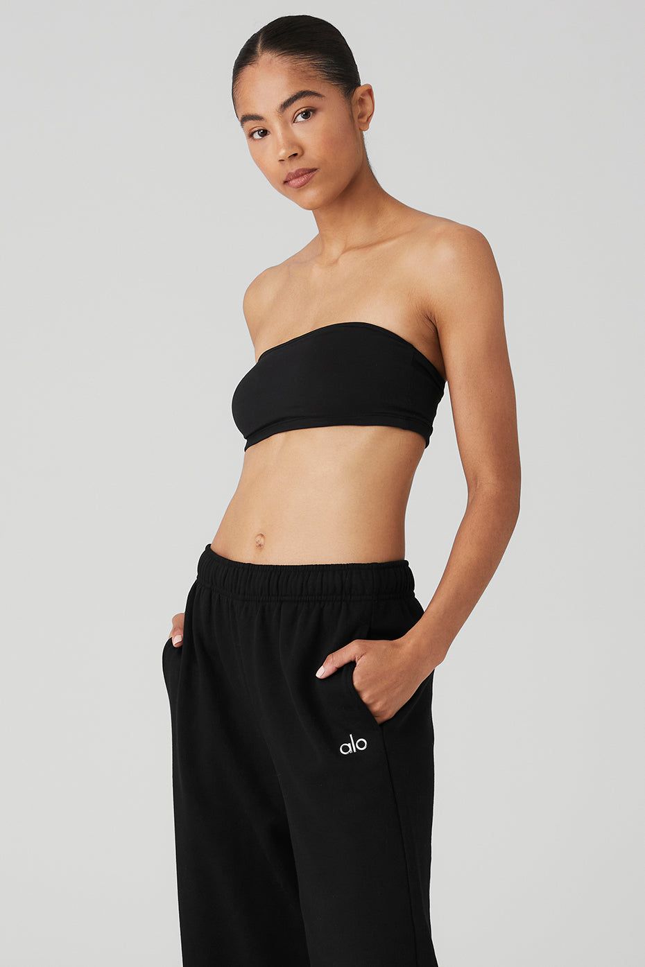 Alosoft Breeze Bandeau - Black sold by Alo Yoga product image thumbnail 4