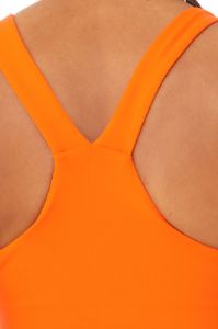 Airbrush Real Bra Tank - Bright Tangerine sold by Alo Yoga