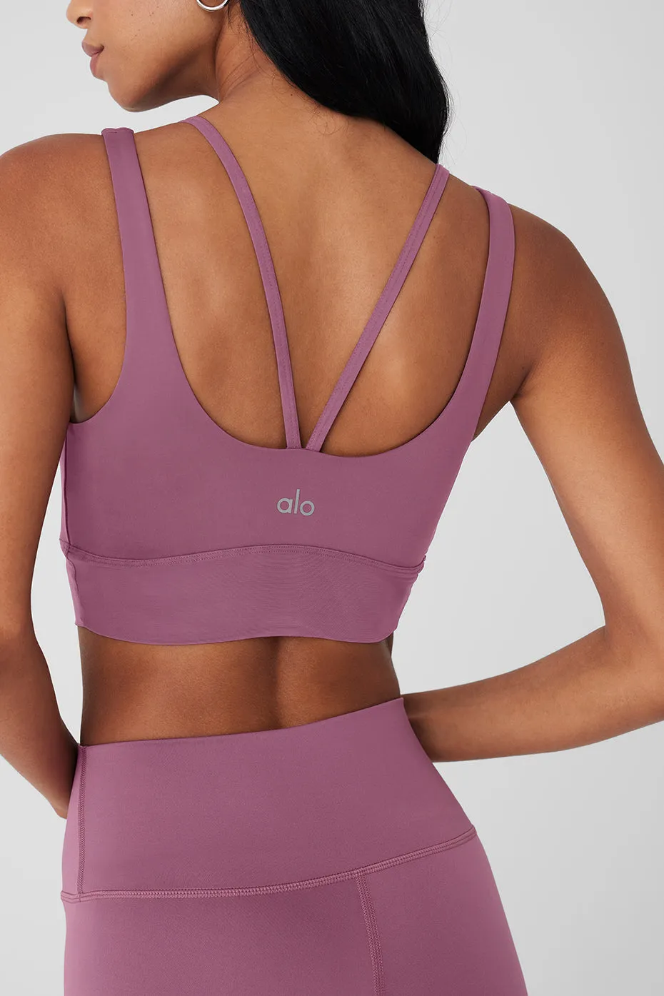 Airlift Double Trouble Bra - Soft Mulberry sold by Alo Yoga product image thumbnail 4
